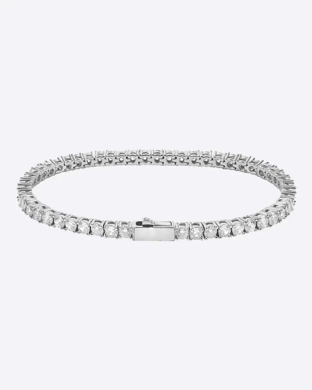 3MM VVS tennis bracelet - White Gold - Cartice™LuxuryJewelryGoldSilverWatchBraceletNecklaceChainIced-outCubanMoissaniteTarnish-freeStainlessDurablePremiumShinePlatedStatementDiamondAffordable
