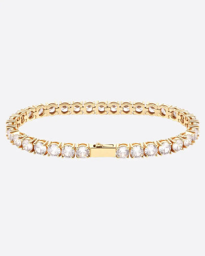 5MM VVS TENNIS bracelet - Gold - Cartice™LuxuryJewelryGoldSilverWatchBraceletNecklaceChainIced-outCubanMoissaniteTarnish-freeStainlessDurablePremiumShinePlatedStatementDiamondAffordable